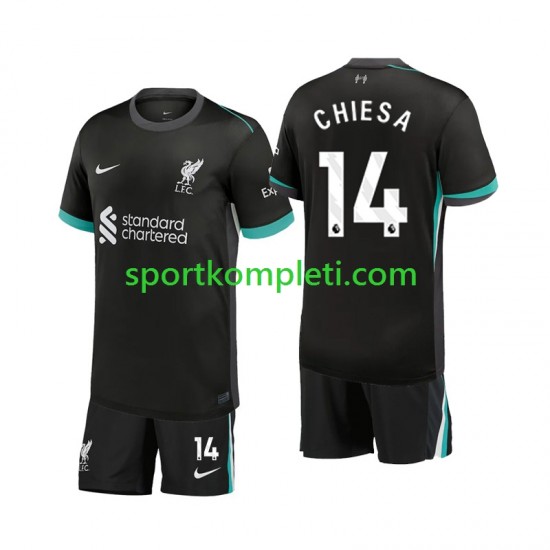 Liverpool Djeca Gostujući Nogometni Dres Chiesa 14 2024-2025 Kratki Rukavi