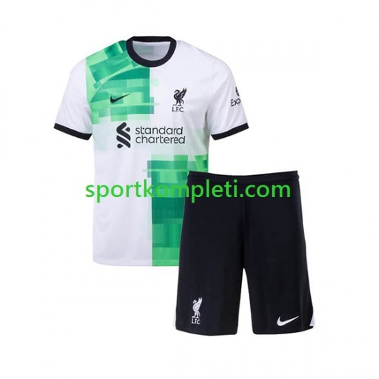 Liverpool Djeca Gostujući Nogometni Dres 2023-2024 Kratki Rukavi Liverpool Djeca Gostujući Nogometni Dres 2023-2024 Kratki Rukavi