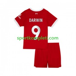 Liverpool Djeca Domaći Nogometni Dres Darwin Nunez 9 2023-2024 Kratki Rukavi