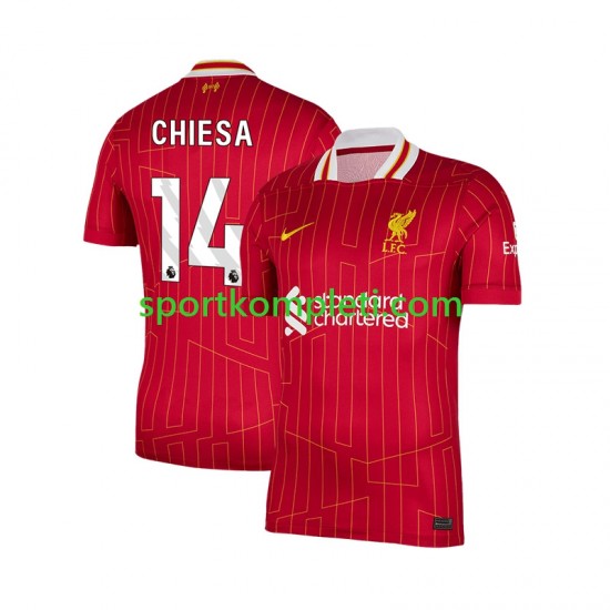 Liverpool Muškarci Domaći Nogometni Dres Federico Chiesa 14 2024-2025 Kratki Rukavi