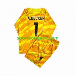 Liverpool Vratar Djeca Treći Nogometni Dres A.Becker 1 2023-2024 Dugi Rukavi