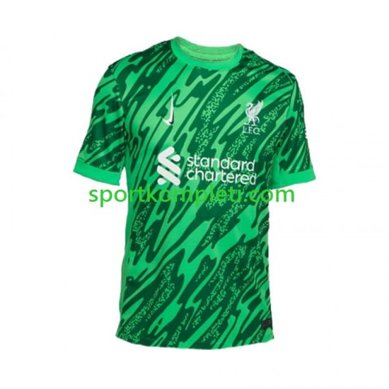 Liverpool Vratar Muškarci Gostujući Nogometni Dres 2024-2025 Kratki Rukavi