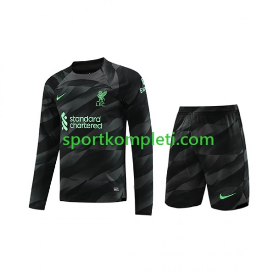 Liverpool Vratar Djeca Gostujući Nogometni Dres 2023-2024 Dugi Rukavi