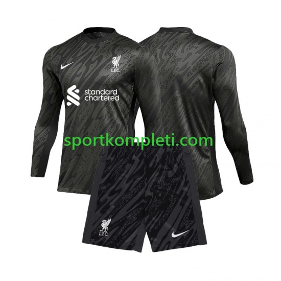 Liverpool Vratar Djeca Domaći Nogometni Dres 2024-2025 Dugi Rukavi