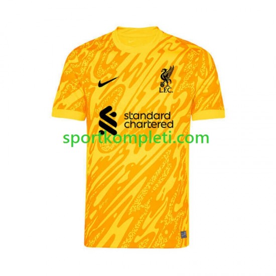 Liverpool Vratar Muškarci Četvrti Nogometni Dres 2024-2025 Kratki Rukavi