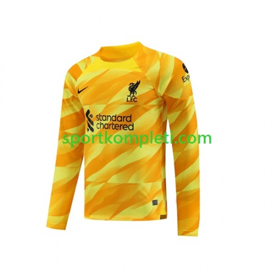 Liverpool Vratar Muškarci Treći Nogometni Dres 2023-2024 Dugi Rukavi