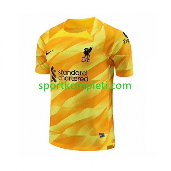 Liverpool Vratar Muškarci Treći Nogometni Dres 2023-2024 Kratki Rukavi