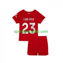 Liverpool Djeca Domaći Nogometni Dres Luis Diaz 23 2023-2024 Kratki Rukavi