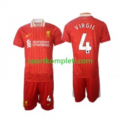 Liverpool Djeca Domaći Nogometni Dres Virgil 4 2024-2025 Kratki Rukavi