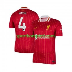Liverpool Crvena Muškarci Domaći Nogometni Dres Virgil van Dijk 4 2024-2025 Kratki Rukavi