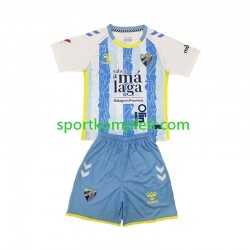 Málaga CF Djeca Domaći Nogometni Dres 2024-2025 Kratki Rukavi