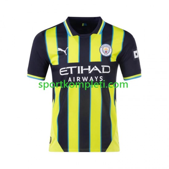 Manchester City Muškarci Gostujući Nogometni Dres 2024-2025 Kratki Rukavi
