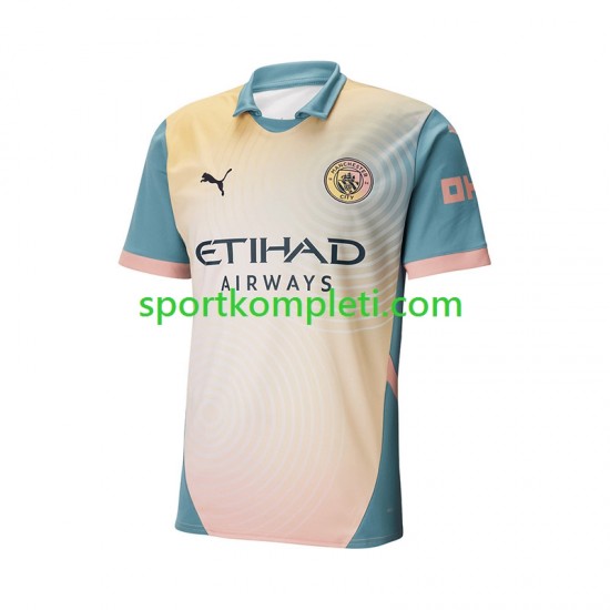 Manchester City Muškarci Četvrti Nogometni Dres 2024-2025 Kratki Rukavi