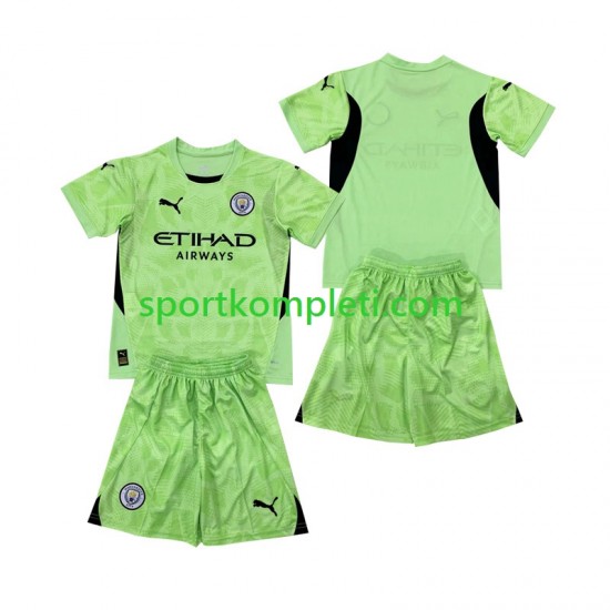 Manchester City Vratar Djeca Četvrti Nogometni Dres 2 2024-2025 Kratki Rukavi