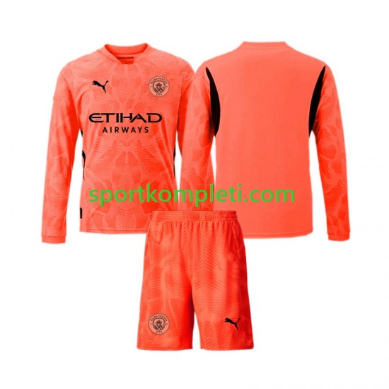 Manchester City Vratar Djeca Gostujući Nogometni Dres 2024-2025 Dugi Rukavi Manchester City Vratar Djeca Gostujući Nogometni Dres 2024-2025 Dugi Rukavi