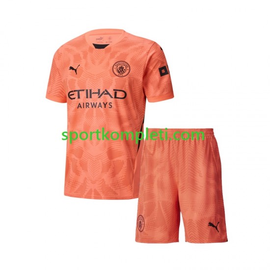Manchester City Vratar Djeca Gostujući Nogometni Dres 2024-2025 Kratki Rukavi