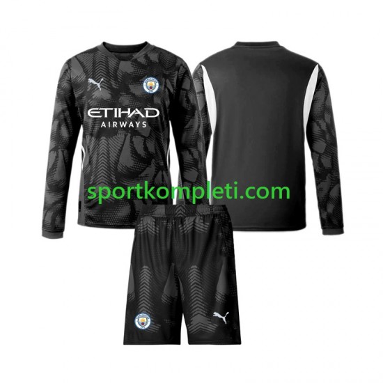 Manchester City Vratar Djeca Četvrti Nogometni Dres 2024-2025 Dugi Rukavi