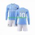 Manchester City Djeca Domaći Nogometni Dres Grealish 10 2023-2024 Dugi Rukavi