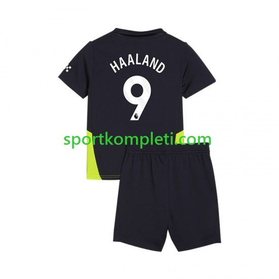 Manchester City Djeca Gostujući Nogometni Dres Haaland 9 2024-2025 Kratki Rukavi