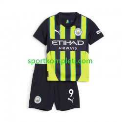 Manchester City Djeca Gostujući Nogometni Dres Haaland 9 2024-2025 Kratki Rukavi