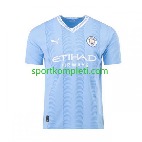 Manchester City Muškarci Domaći Nogometni Dres J. ALVAREZ 19 2023-2024 Kratki Rukavi