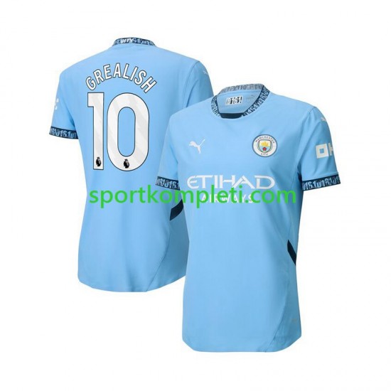 Manchester City Plava Muškarci Domaći Nogometni Dres Jack Grealish 10 2024-2025 Kratki Rukavi