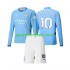 Manchester City Djeca Domaći Nogometni Dres Jack Grealish 10 2024-2025 Dugi Rukavi