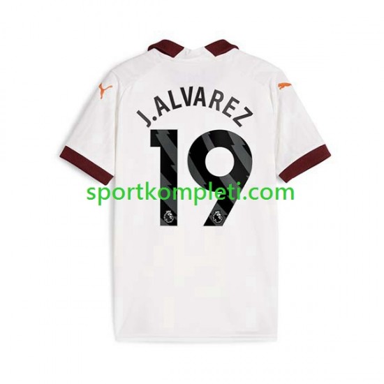 Manchester City Muškarci Gostujući Nogometni Dres Julian Alvarez 19 2023-2024 Kratki Rukavi