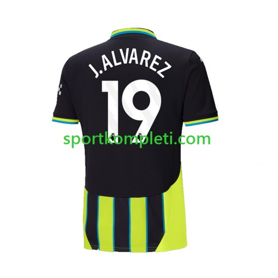 Manchester City Muškarci Gostujući Nogometni Dres Julian Alvarez 19 2024-2025 Kratki Rukavi