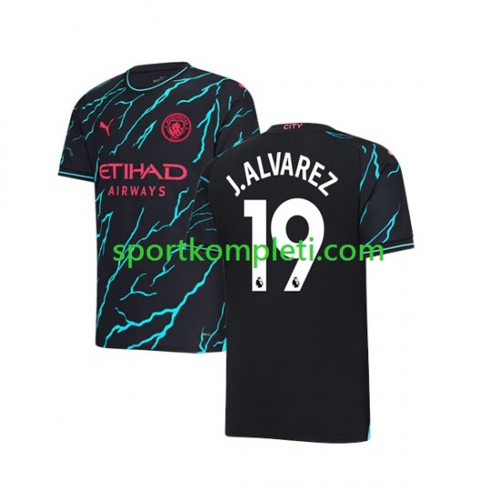 Manchester City Muškarci Treći Nogometni Dres Julian Alvarez 19 2023-2024 Kratki Rukavi