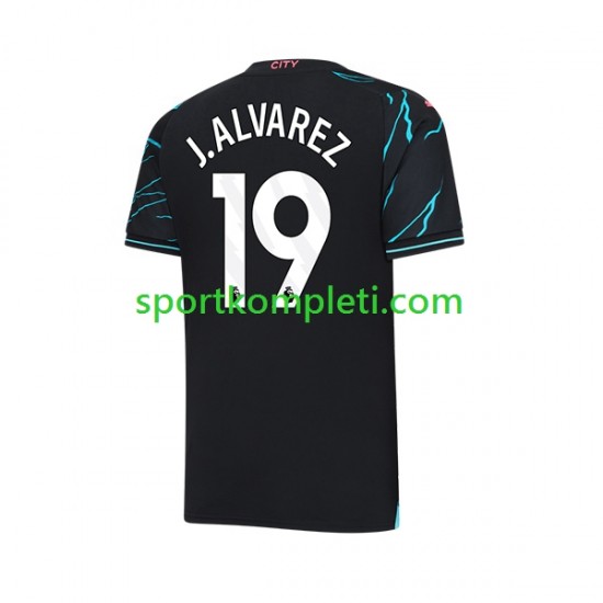 Manchester City Muškarci Treći Nogometni Dres Julian Alvarez 19 2023-2024 Kratki Rukavi