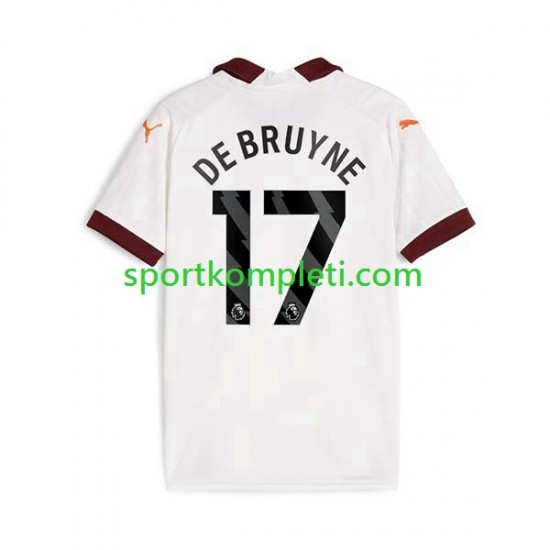 Manchester City Muškarci Gostujući Nogometni Dres Kevin De Bruyne 17 2023-2024 Kratki Rukavi