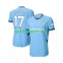 Manchester City Plava Muškarci Domaći Nogometni Dres Kevin De Bruyne 17 2024-2025 Kratki Rukavi