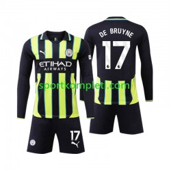 Manchester City Djeca Gostujući Nogometni Dres Kevin De Bruyne 17 2024-2025 Dugi Rukavi