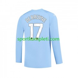 Manchester City Muškarci Domaći Nogometni Dres Kevin De Bruyne 17 2023-2024 Dugi Rukavi