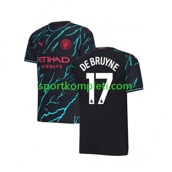 Manchester City Muškarci Treći Nogometni Dres Kevin De Bruyne 17 2023-2024 Kratki Rukavi