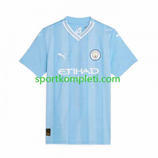 Manchester City Žene Domaći Nogometni Dres 2023-2024 Kratki Rukavi
