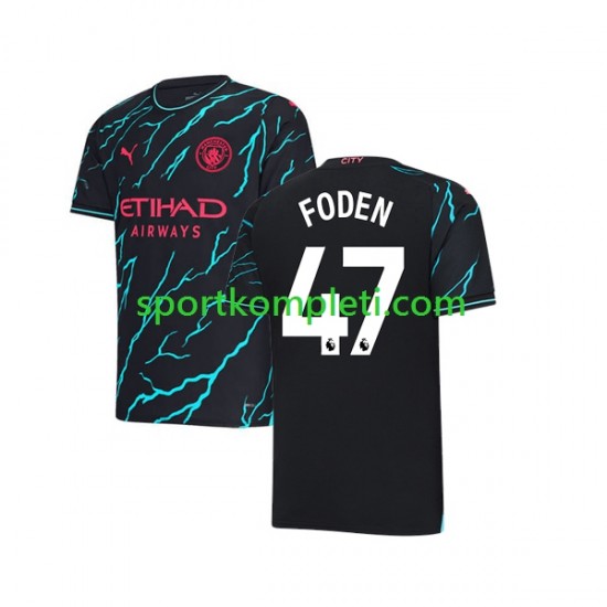 Manchester City Muškarci Treći Nogometni Dres Phil Foden 47 2023-2024 Kratki Rukavi
