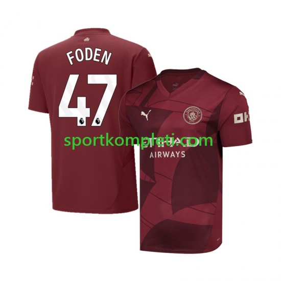 Manchester City Muškarci Treći Nogometni Dres Phil Foden 47 2024-2025 Kratki Rukavi