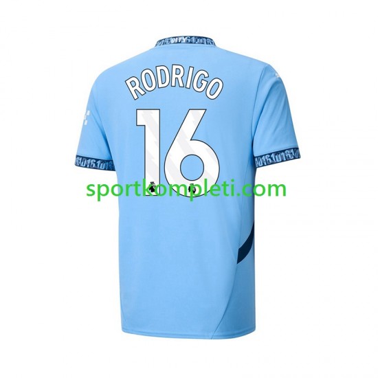 Manchester City Muškarci Domaći Nogometni Dres RODRIGO 16 2024-2025 Kratki Rukavi