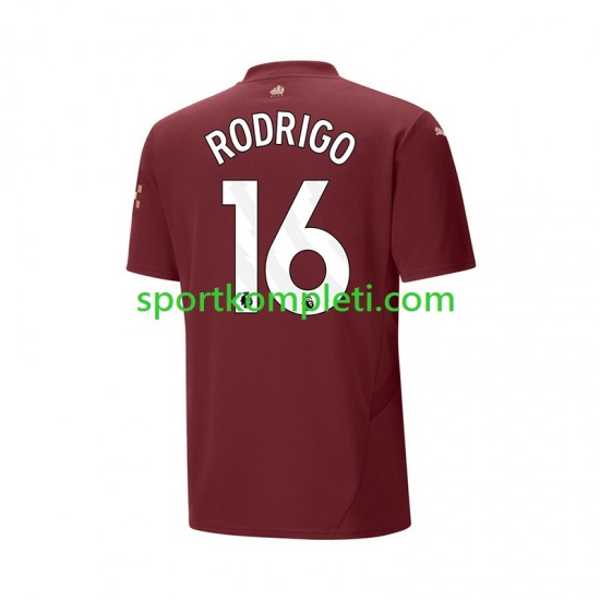 Manchester City Muškarci Treći Nogometni Dres RODRIGO 16 2024-2025 Kratki Rukavi