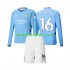 Manchester City Djeca Domaći Nogometni Dres Rodri 16 2024-2025 Dugi Rukavi