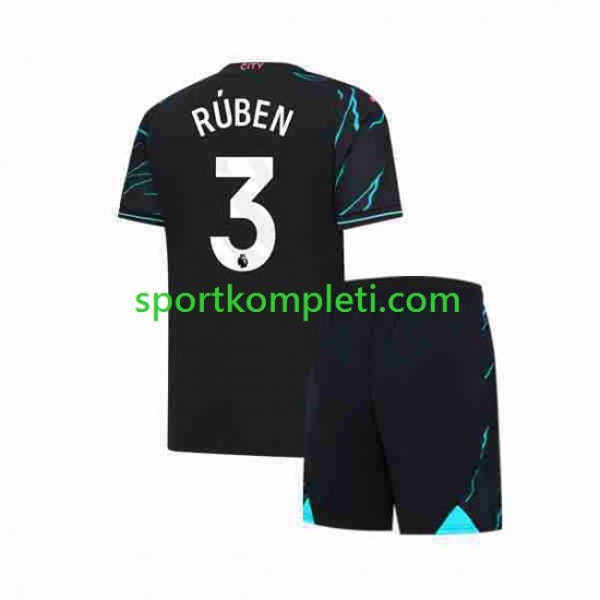 Manchester City Djeca Treći Nogometni Dres Ruben 3 2023-2024 Kratki Rukavi