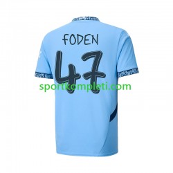Manchester City Muškarci Domaći Nogometni Dres UCL Font FODEN 47 2024-2025 Kratki Rukavi