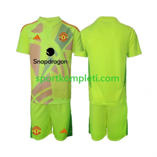 Manchester United Vratar Djeca Gostujući Nogometni Dres 2024-2025 Kratki Rukavi Manchester United Vratar Djeca Gostujući Nogometni Dres 2024-2025 Kratki Rukavi