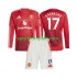 Manchester United Djeca Domaći Nogometni Dres Alejandro Garnacho 17 2024-2025 Dugi Rukavi
