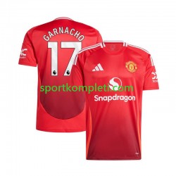Manchester United Crvena Muškarci Domaći Nogometni Dres Alejandro Garnacho 17 2024-2025 Kratki Rukavi