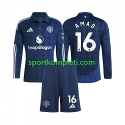 Manchester United Djeca Domaći Nogometni Dres Amad 16 2024-2025 Dugi Rukavi