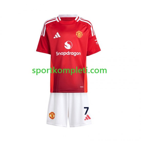 Manchester United Djeca Domaći Nogometni Dres Beckham 7 2024-2025 Kratki Rukavi