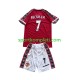 Manchester United Retro Djeca Domaći Nogometni Dres Beckham 7 1998-1999 Kratki Rukavi